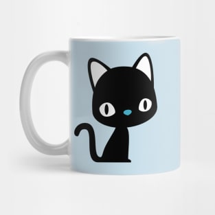 Cute black cats and fish bones Mug